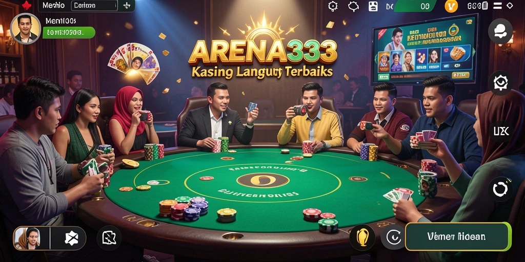 Tampilan gameplay langsung dari ARENA333 yang menegangkan dan mendebarkan.
