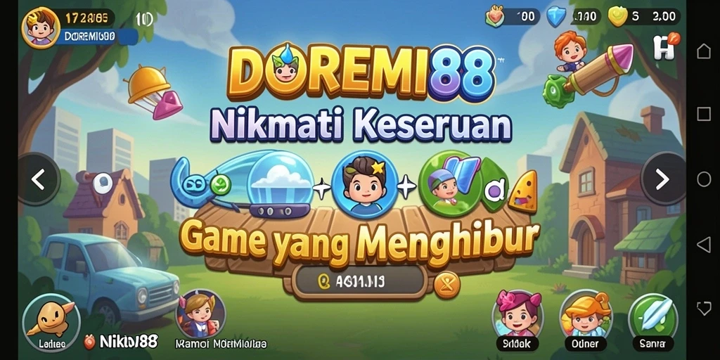 Tampilan gameplay DOREMI88 yang menyenangkan dalam genre Idle.