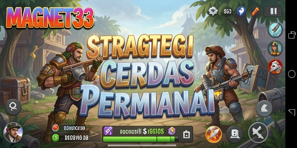 Tangkapan layar <strong>MAGNET33</strong> menampilkan aksi pertempuran strategi yang seru.