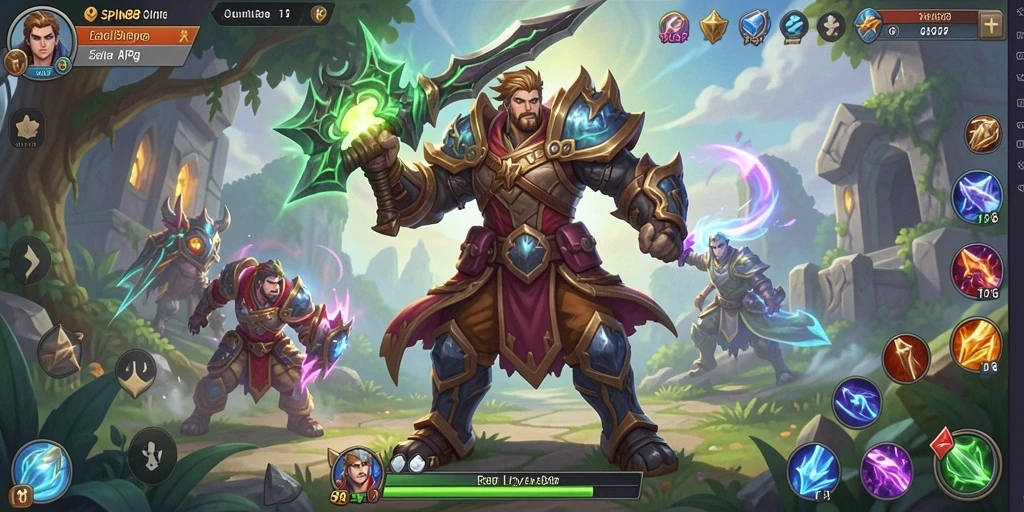 Tampilan luar biasa dari gameplay ARPG SPIN88 yang mendebarkan.